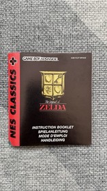 The Legend Of Zelda - NES Classics - Nintendo GameBoy Advance - Mint Condition