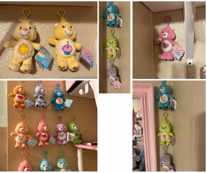 Care Bears Collector's Edition Clip-On Mini Plush Bear Keychain