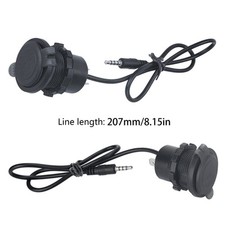 USB3.0 and 3.5mm Car Dashboard Mount AUX Extension Cable Kit with LED Indicator