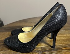 Nina Sparkling Black Heels. Excellent Condition Smoke Free Home