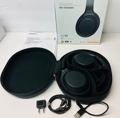Sony WH-1000XM4 Wireless Noise-Cancelling Over-the-Ear Headphones - Black