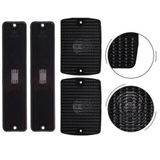 Set 4 pezzi alloggiamento luce di svolta nera per Jeep per Wrangler YJ 1987-1995 montaggio diretto