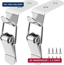 Stainless Steel Tool Box Hood Locks Latches, 90-Degree Spring Loaded Toggle Lock