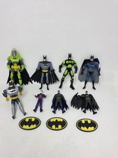 7 Batman, 1 Joker, 3 Shields Action Figure Lot of 11