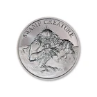 1 oz .999 Fine Silver SWAMP CREATURE Monster Round VINTAGE HORROR SERIES INSTOCK