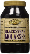 Golden Barrel Black Strap Molasses Sulfur Free 32 Fl Oz Natural Superfood