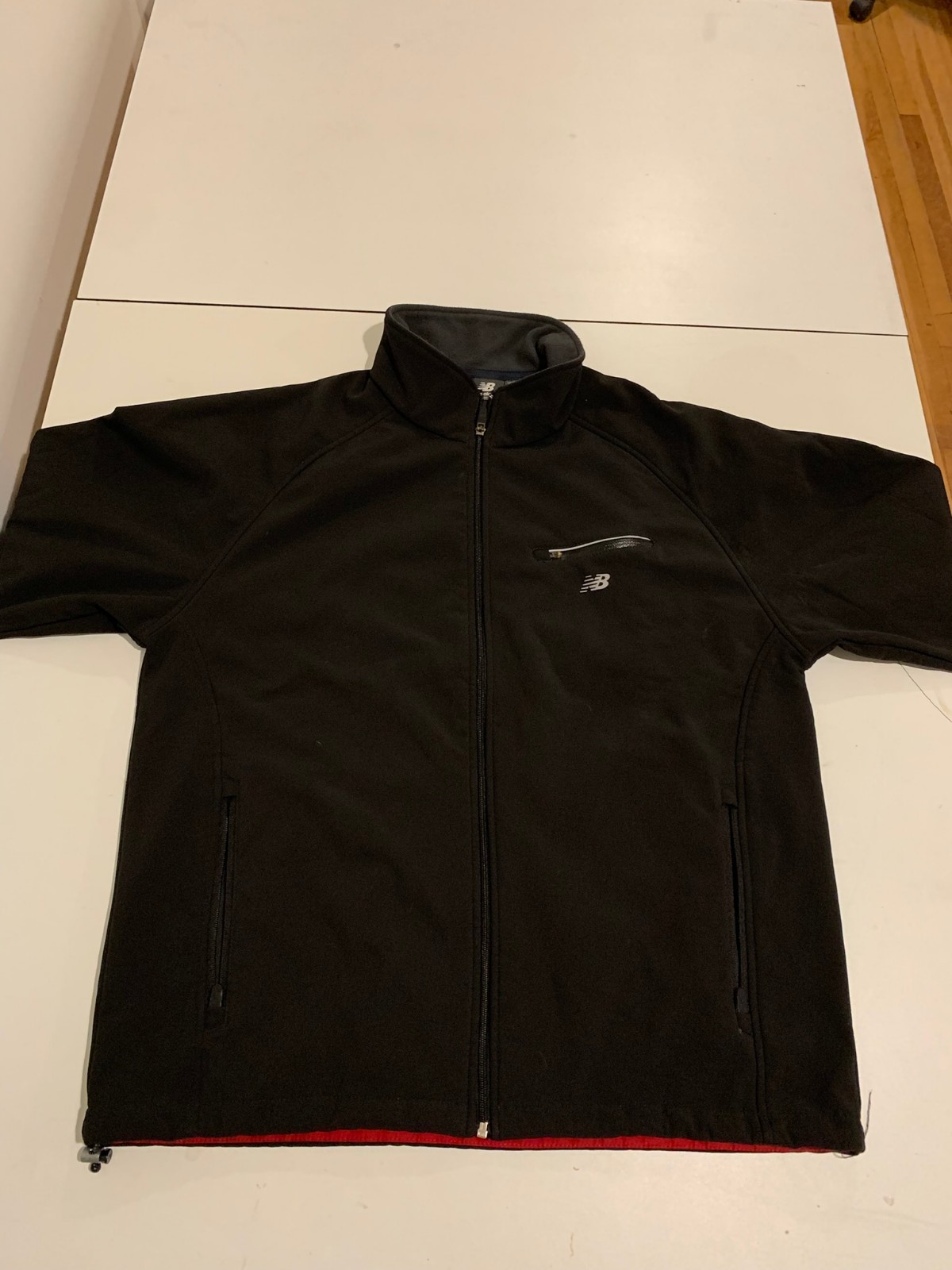 New Balance Jacket Large Black Softshell Outdoor … - image 5