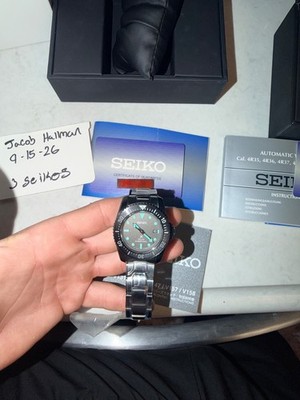 Seiko prospex limited edition black 38.5mm SNE587P1