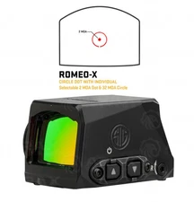 Sig Sauer ROMEO-X SIG-LOC COMPACT Circle Red Dot Optic for P365 Fuse SORX1600