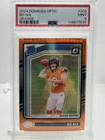 2024 Donruss Optic - Bo Nix - Orange Rated Rookie /249 - PSA 9