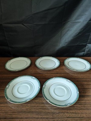 Noritake Glen Abbey Drei Beilagen Teller Zwei Untertassen 5 Stück Set