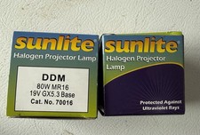 Sunlite Lot of 2 DDM 19v 80w Projector Bulb
