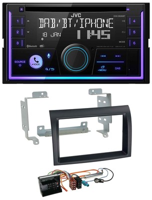 JVC MP3 USB 2DIN DAB Bluetooth CD Autoradio für Citroen Jumper Profi 06-11
