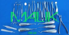 Dental Oral Surgery Kit of 24 Instruments Extraction