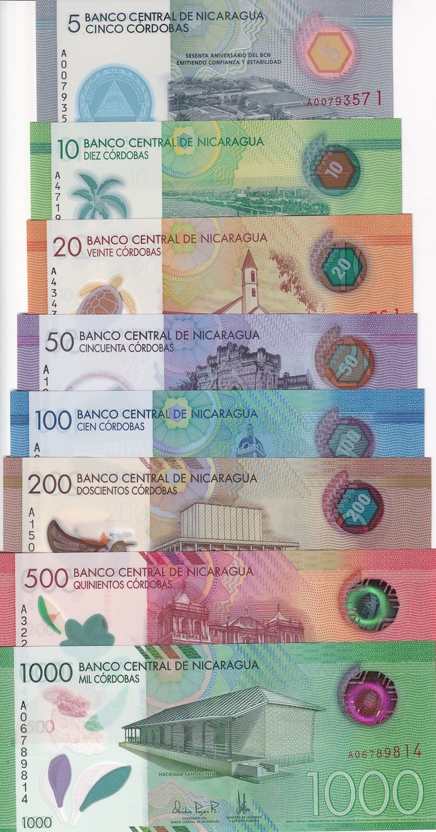 キューバ紙幣 8種セット Banco Central de Cuba キューバ紙幣 8種