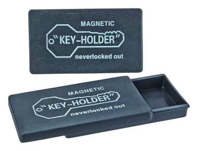 Home Plus 3500020-1 Sliding Top Plastic Black Magnetic Key Box (Pack of 12)