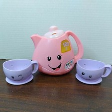 Fisher Price laugh n learn tea set replacement singing tea pot with cups