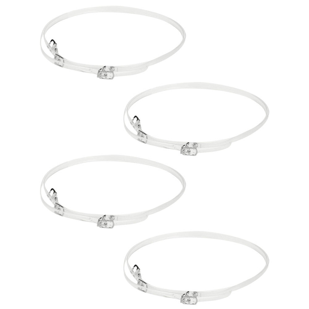 APL 4 Paia Tacchi Alti Anti Tacco Stringati Donna Trasparente Lacci Tacchi Alti