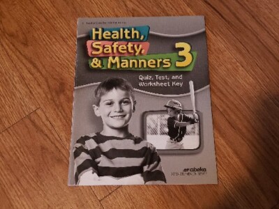 Abeka 3 Teacher Key Health Safety Manners Quiz Test Worksheet 31587703 ...