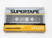 Radio Shack Realistic SUPERTAPE XR-60 Extended Range TYPE I Blank Audio Cassette