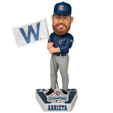 Jake Arrieta Chicago Cubs MLB 2016 World Series Fly the Flag Bobblehead by FOCO
