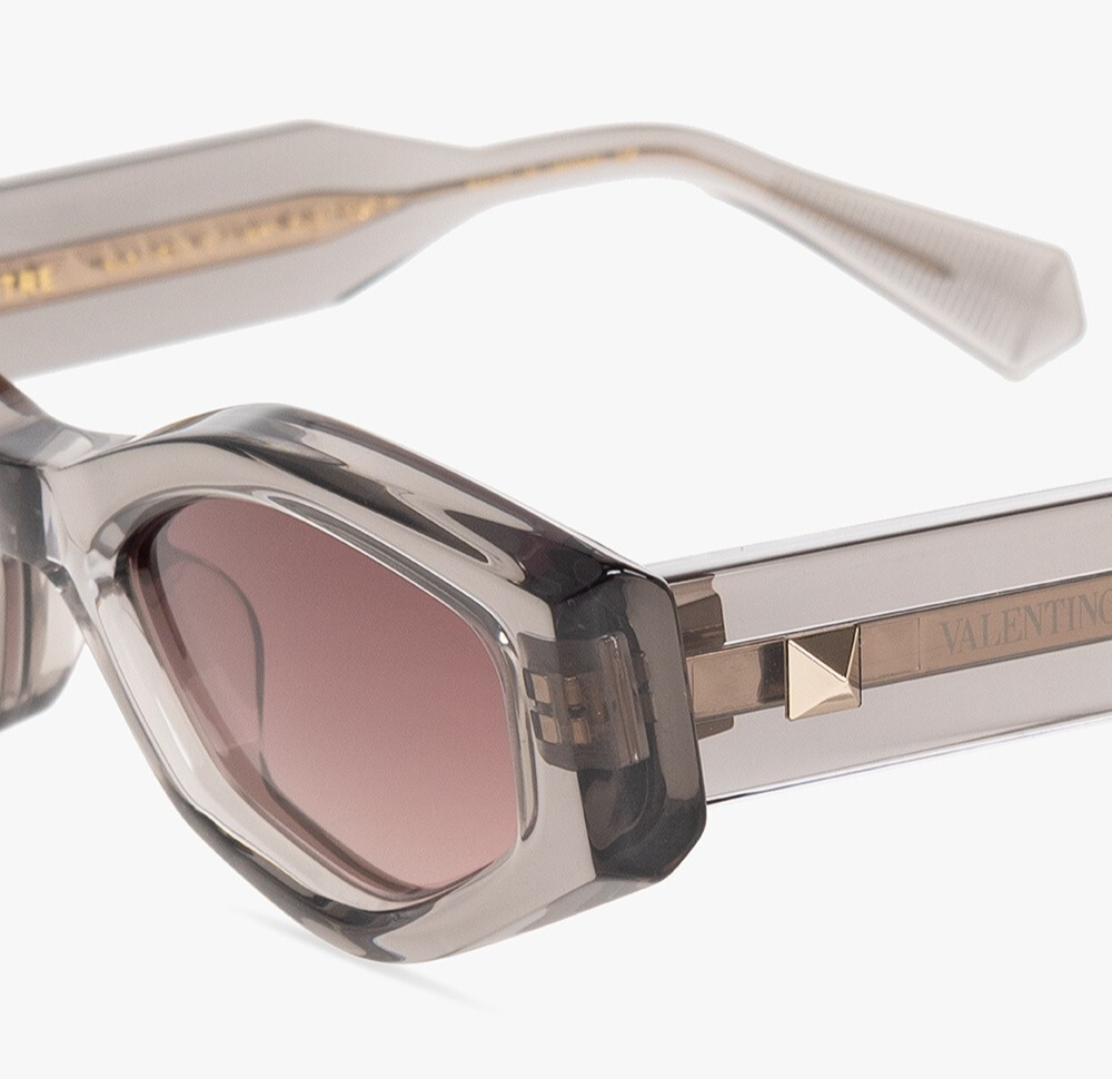 VALENTINO イレキュラフレムサンクラス VLS101C51 GRYGLD NEW Valentino V-TRE VLS-101C-51 Woman Sunglasses | eBay