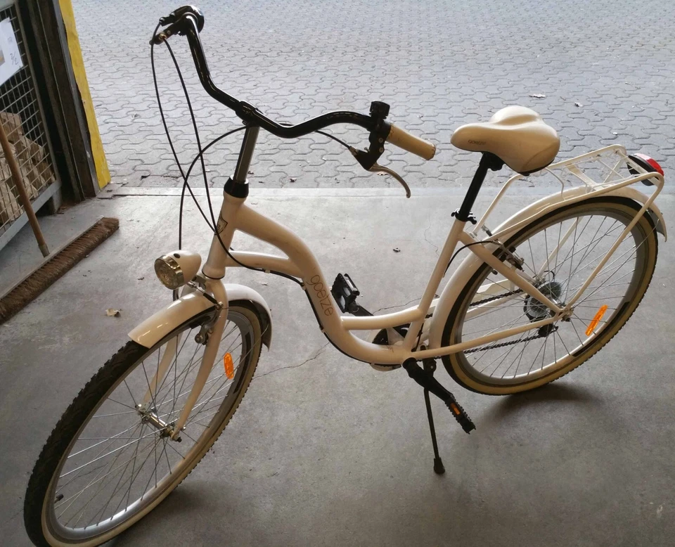 Goetze Mood 26 Zoll Damen Citybike, 17 Zoll Tiefeinsteiger Rahmen, weiß - Bild 4 von 4