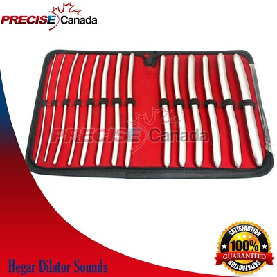 Surgical Sounds Hegar Uterine Dilator Set - 8 Piece For OB/GYN ...