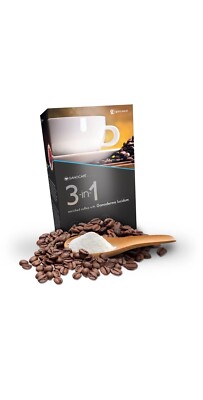 Gano Excel Ganocafe 3-in-1 Coffee With Ganoderma - 2 Boxes (30 Sachets Total) Instant Coffee Mix