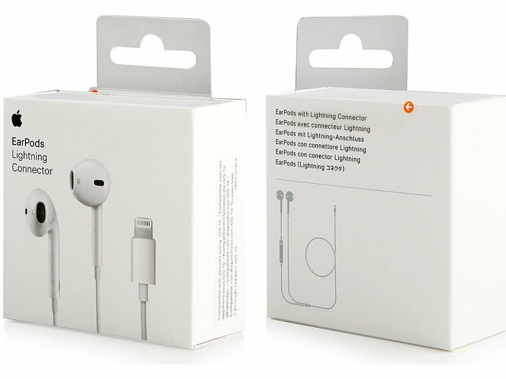 Original Apple Earphones Box Original Apple Earpods With Lightning