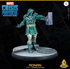 Marvel Crisis Protocol Ronan the Accuser ONLY, NO Cards / Tokens / Drax