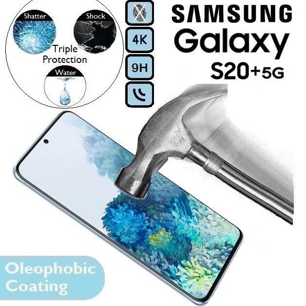 100%Genuine Tempered Glass Screen Protector S 20 Plus For Samsung