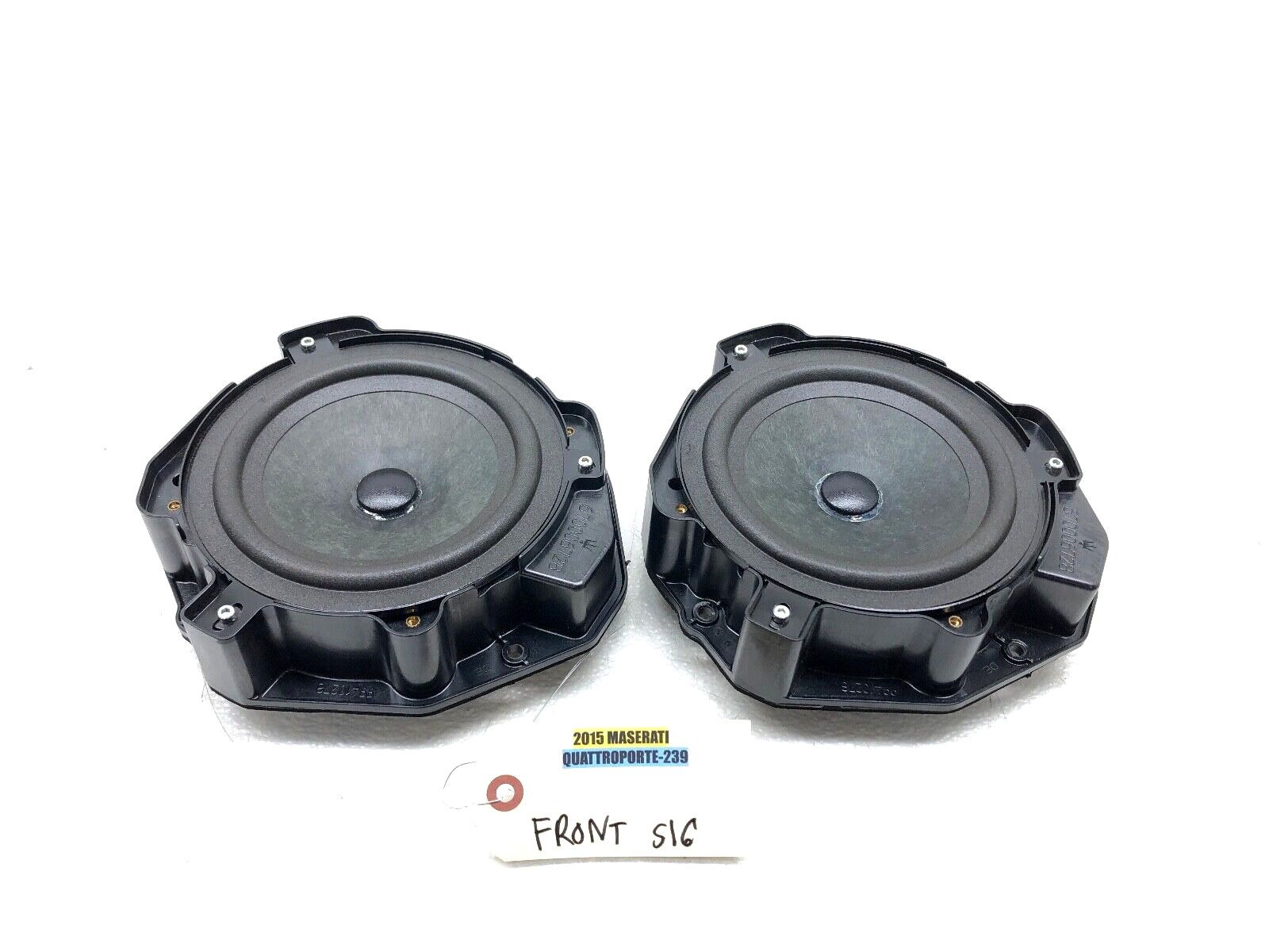 2014-2021 MASERATI QUATTROPORTE FRONT DOOR SPEAKERS SET X2 OEM.