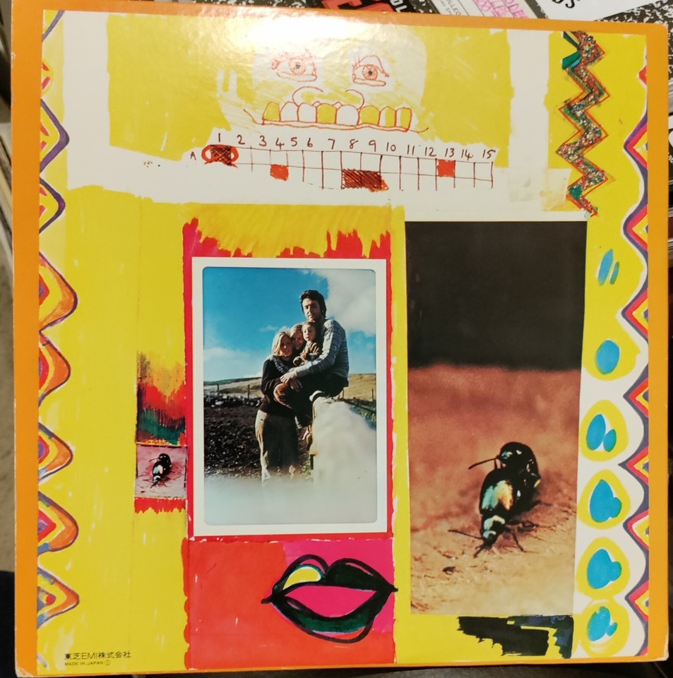 Paul & Linda McCartney "Ram" Mint Japanese pressing w rare hype sticker
