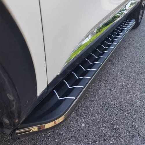 2 piezas estribo apto para Toyota RAV4 2019-2024 aluminio peldaño lateral barras Nerf - Imagen 3 de 5