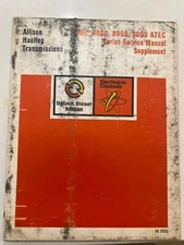 Allison Hauling Transmissions 5000 6000 8000 9000 ATEC Series Service Manual