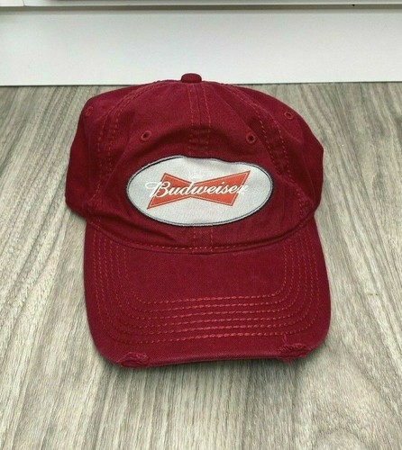 Budweiser Dad Hat Maroon Strapback 