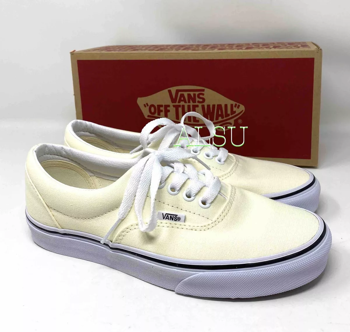 Kliniek Roeispaan noedels VANS Era Classic Womens Size 6.5 White Cream Canvas VN0A4U39FRL | eBay