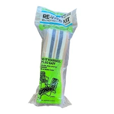 Vintage Arden Paradise Re-Web Kit Lawn Chair Web 2-3/16" X 39' Tan White Navy 