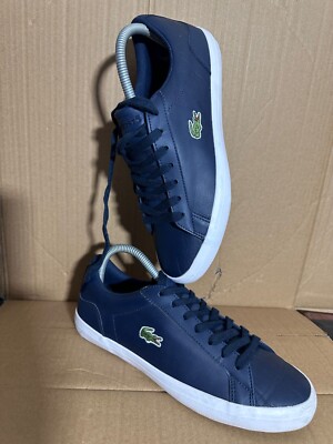 Lacoste Mens Trainers Lerond Pro BL Lace-Up Low-Top Leather