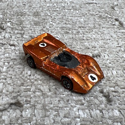 Hot Wheels Redline 1969 Mclaren M6A Metallic Orange