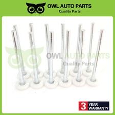 12 PCS 2" Nylon Garage Door Roller 7" Stem 6200ZZ Sealed Ball Bearing 7/16" Dia