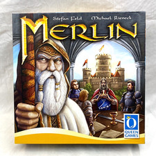 Merlin Board Game Queen Games 2017 Minor Dishing Unplayed VG/NM
