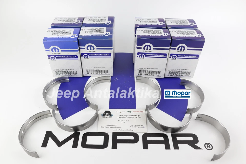 Crankshaft Bearing KIT Upper & Lower Jeep Grand Cherokee WK 11-21 3.0L New Mopar - Image 3 of 4