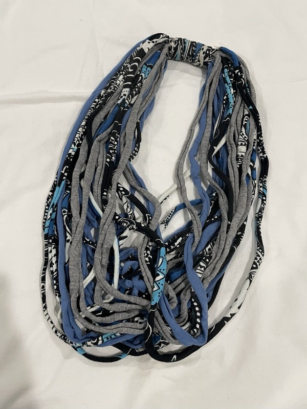 Blue & Grey Fashion Scarf Neckwear