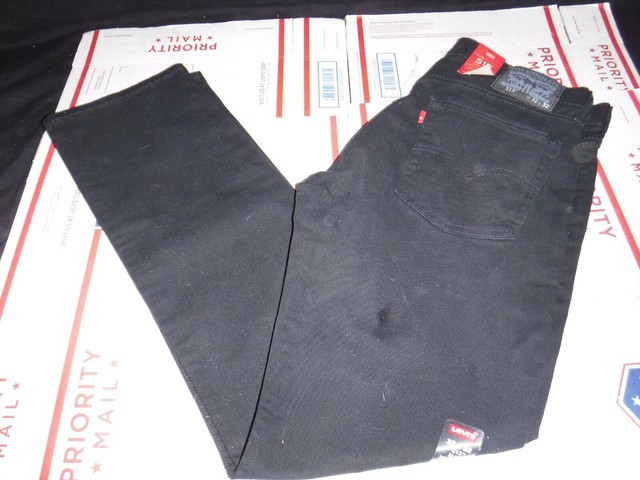 levi's 513 black jeans