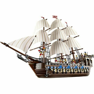 Bausteine setzt 22001 Fluch des karibischen Schlachtschiff-Flaggenschiff*Modells