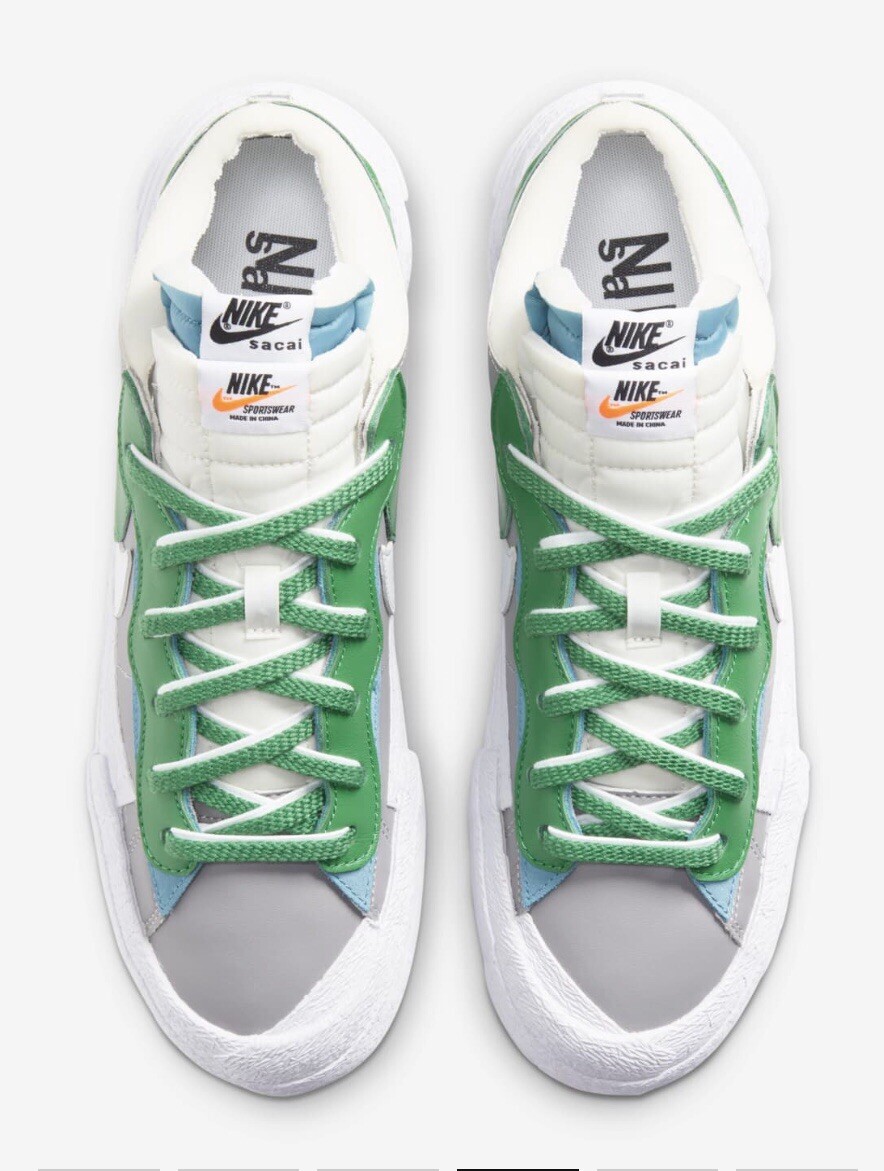 SACAI X NIKE Nike x Sacai Blazer scarpa sneaker bassa uomo taglia UK8.5 US9.5 EU43