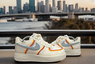 Nike Air Force 1 Low “Sail Denim Swoosh” Womens 9 DJ4655-133  display picture 1