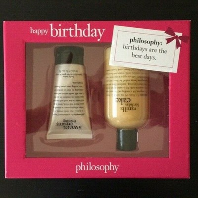 philosophy birthday cake set